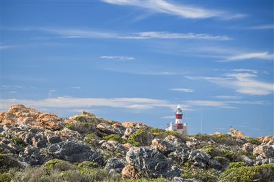 Leuchtturm am südlichsten Punkt Afrikas